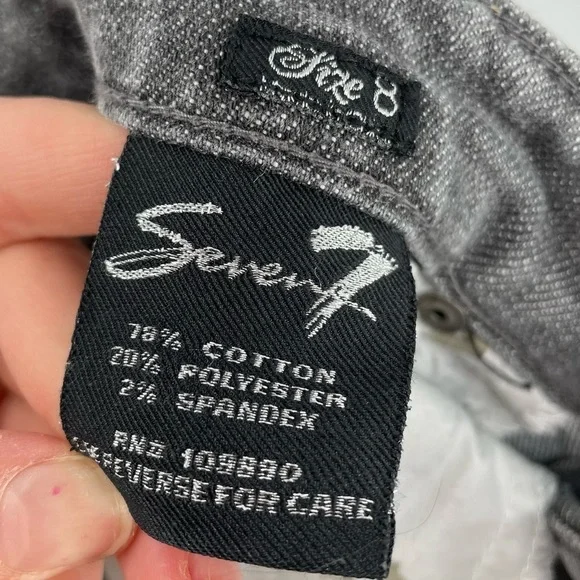 Seven7 Straight Gray Jeans - Picture 11 of 13